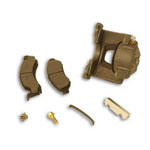76-77 Brake Caliper Right Rebuilt w/Pads & Hardware 
