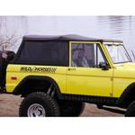 Rampage Diamond Black Speedy Trac Soft Top w/Tinted Zip Out 