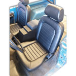 Procar Classic Seats PAIR Black Vinyl with Sliders