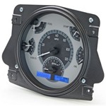 Dakota Digital Dash VHX Silver Alloy Blue 66-77 Bronco / 61-66 Pickup