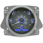 Dakota Digital Dash VHX Carbon Fiber Blue 66-77 Bronco / 61-66 Pickup