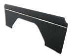 66-76 Black Vinyl Interior Quarter Panels - No Top