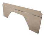 1977 Parchment Vinyl Interior Quarter Panels - No Top