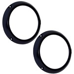 Black Headlight Ring PAIR