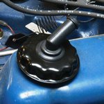 Oil Cap with PCV Elbow Black 