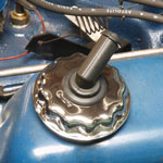 Oil Cap with PCV Elbow Chrome 