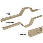 Front Floor Pan Brace OEM Style Weld Through Primer