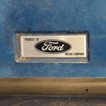66-67 Ford Emblem Above Driver Side Rocker Panel 