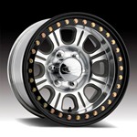 Raceline Monster Beadlock Aluminum Wheel w/ Black Outer Ring