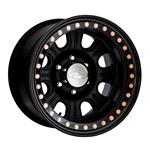 Raceline Monster Beadlock Black Wheel  w/ Black Outer Ring
