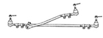 76-77 Tie Rod & Drag Link (3 Way Adjustable) 
