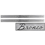 Door Sill Plate Bronco Script 