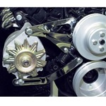 Chrome Alternator Brackets 