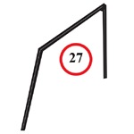 Upper Door Seals (Pair) 