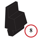 Hood Side Bumpers (Pair) 