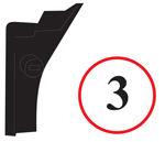 66-68 Tailgate Side Seal on Body Drain (Pair) 