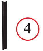 66-68 Tailgate Side Seal (Pair) 