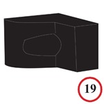 Tailgate Lower Support Arm Bumper (Pair) 