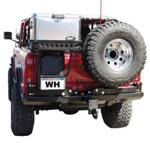 Rear Rock Blocker Bumper w/Tire Rack