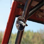 Mirror 3 Round Roll Bar Clamp Style