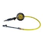 Power Tank Tire Inflator Gauge - HD 60 PSI Dual Head Chuck