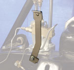 Brake Hose Mounting Bracket 67-77 Stainless