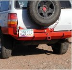 ZJ Rock Solid Rear Bumper w/Tire Rack 