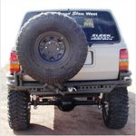 ZJ PreRunner Rear Bumper w/ Tire Rack 