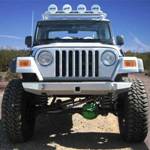 TJ Rock Solid Front Bumper w/ Winch Mount & No PreBar 