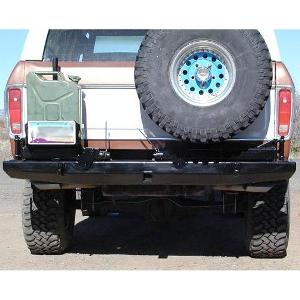 78-96 Rock Solid Rear Bumper w/ Tire & Jerry Can Racks