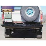 78-96 Rock Solid Rear Bumper w/ Tire, Gas Can, & Cooler Rack 